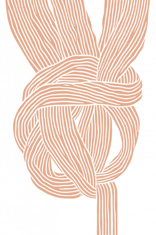Endless Loop Lines by Treechild — canvas wall art