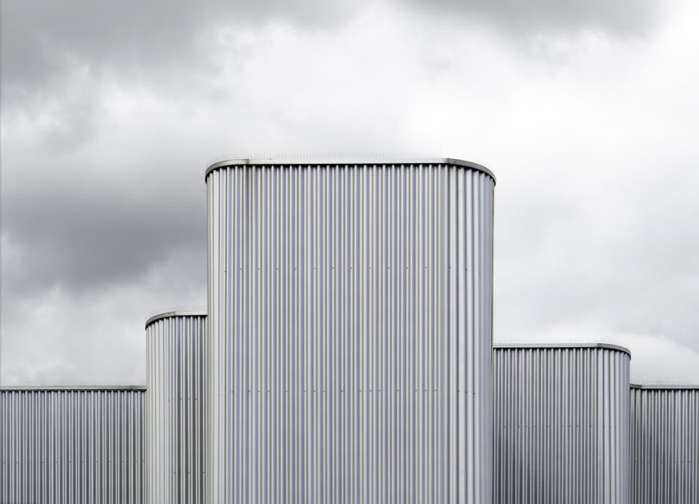 industrial lines by Maurits De Groen — canvas wall art
