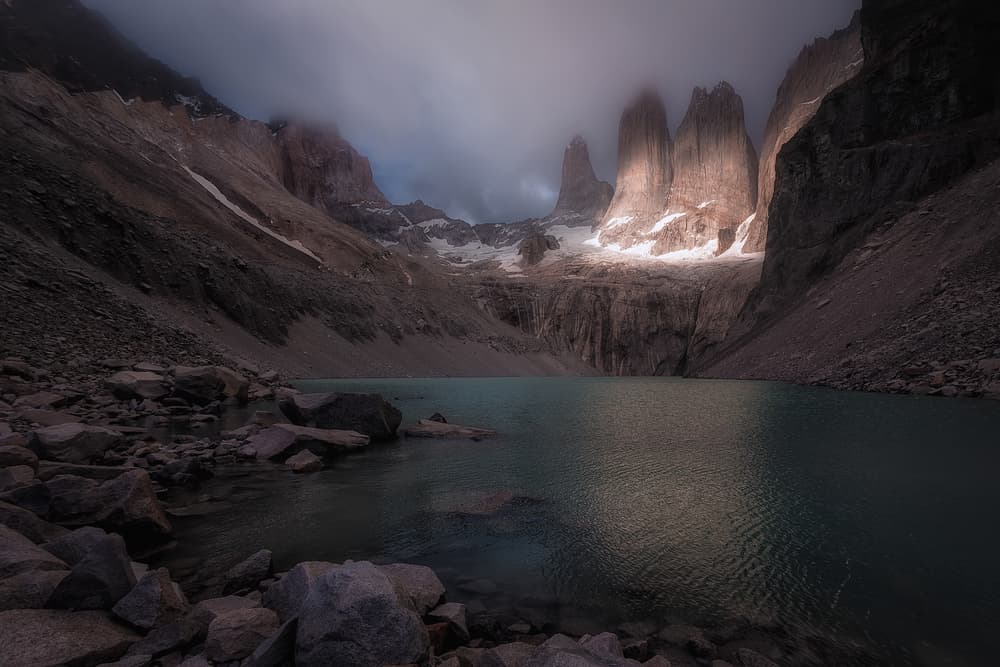 Misty Mountain Towers by Adhemar Duro — canvas wall art