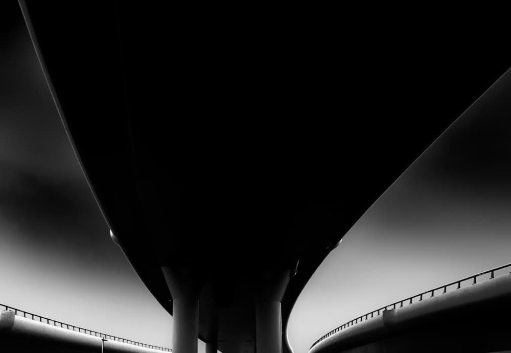 Modern Highway Geometry by Benny Pettersson — canvas wall art