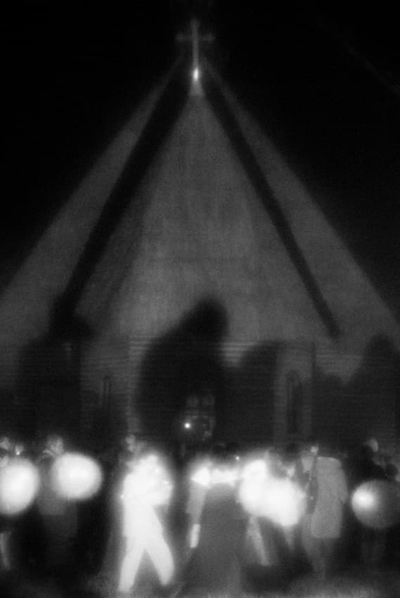 Mystical Church Gathering by Codrin Lupei — canvas wall art