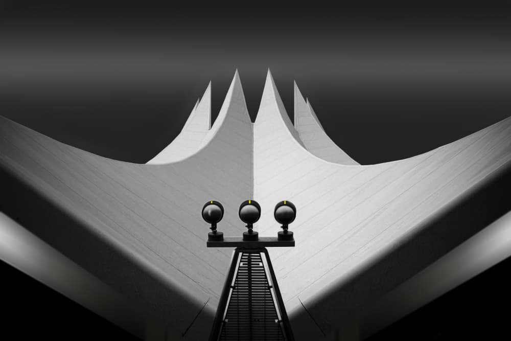 Modern Architectural Peaks by Anita Martin AnnaPileaFotografie — canvas wall art