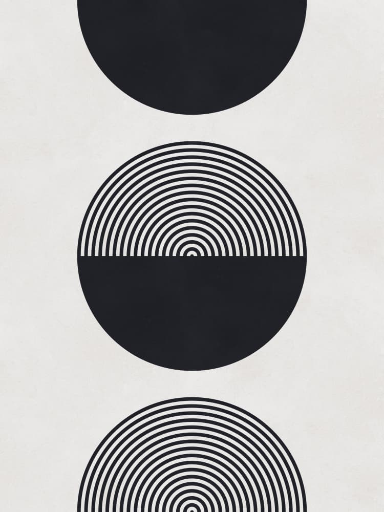 Geometric Balance by Vitor Costa — canvas wall art