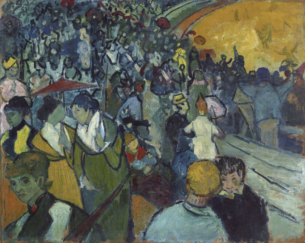 Les Arènes (1888) by Vincent Van Gogh — canvas wall art