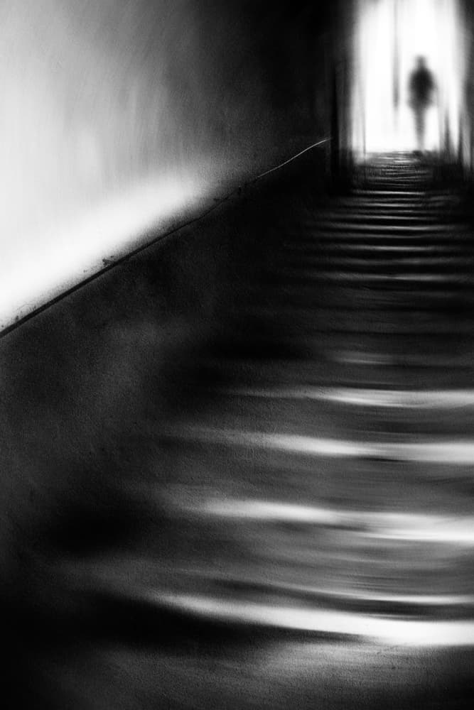 Mysterious Figure Ascending by Nicodemo Quaglia — canvas wall art