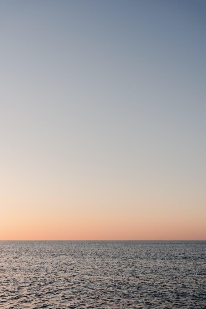 Peaceful Ocean Horizon by Photolovers — canvas wall art