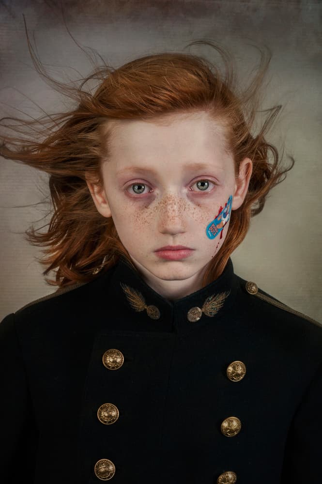 Young Commander Portrait by Monika Vanhercke — canvas wall art