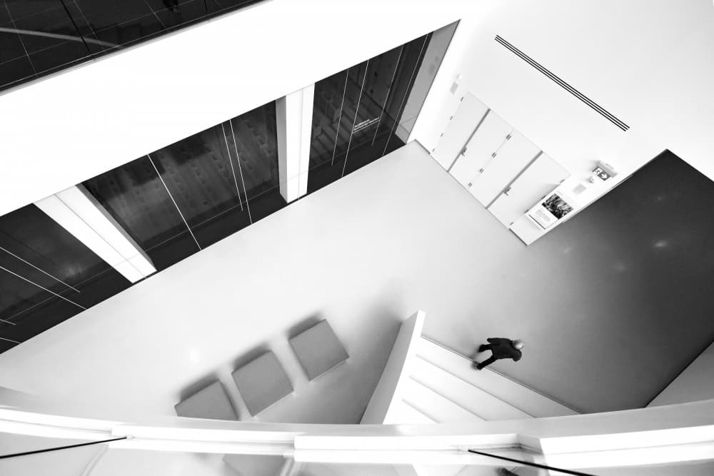 Modern Lines Walk by Michiko Ôtomo — canvas wall art