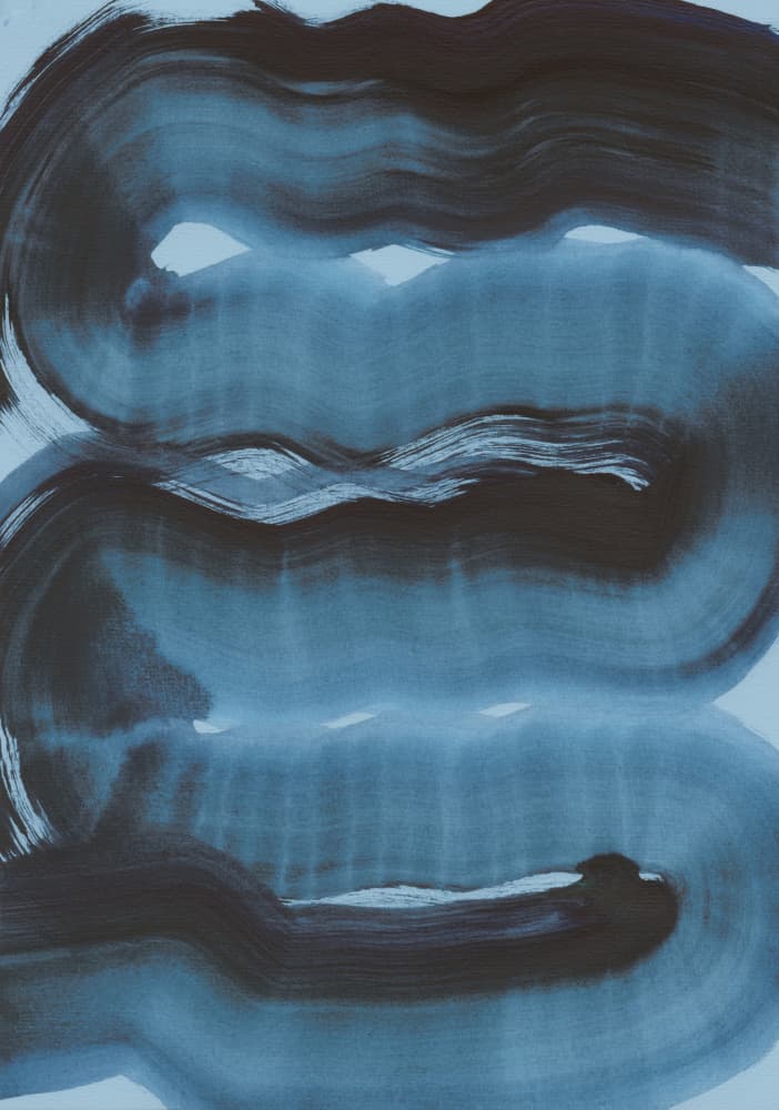 Abstract Brush Strokes 163 by Mareike Böhmer — canvas wall art