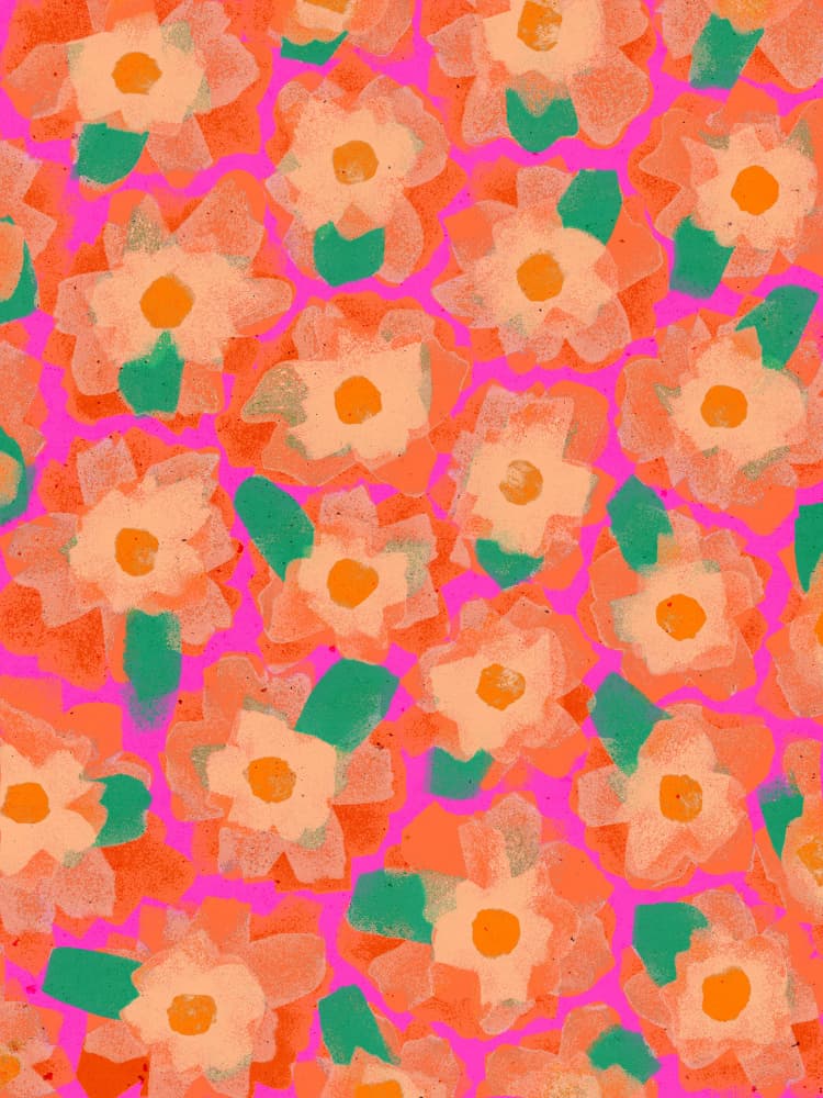 Petal Melody by Treechild — canvas wall art