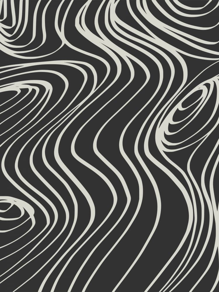 Flowing Abstract Pattern by Little Dean — canvas wall art