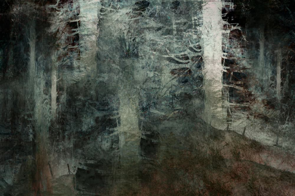 From the hill by Nel Talen — canvas wall art