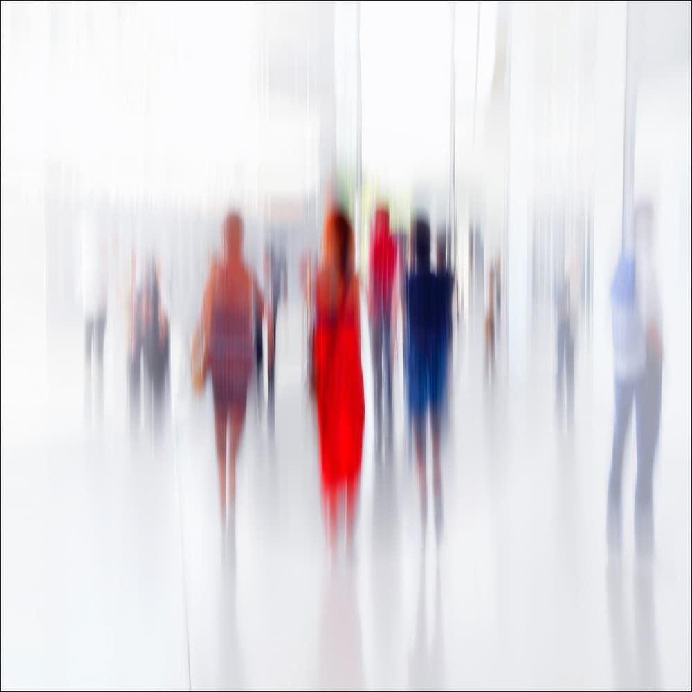 People in Motion by Anette Ohlendorf — canvas wall art