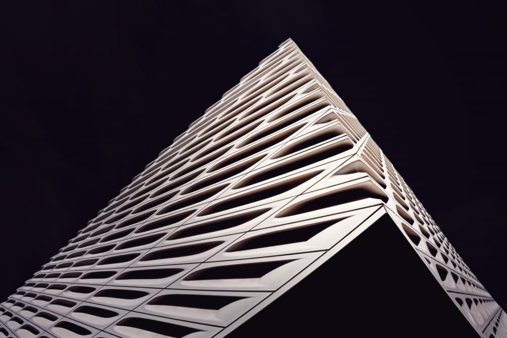 Modern Architectural Grid by Zhijian Wu — canvas wall art