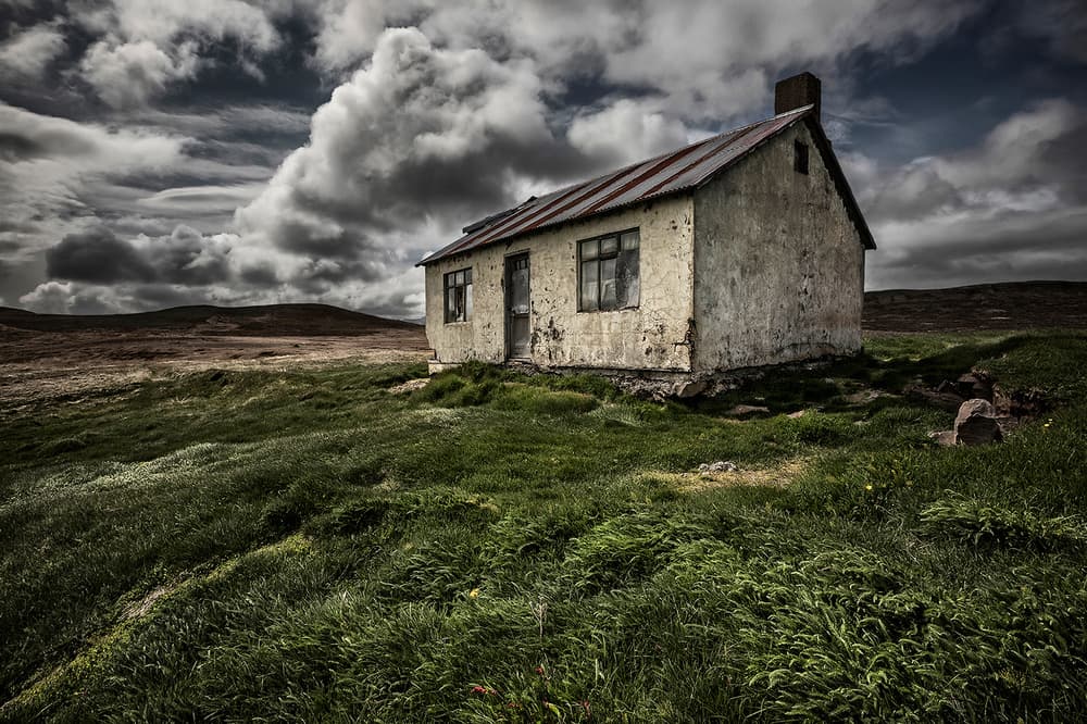 Abandoned Rural Cottage by Bragi Ingibergsson - BRIN — canvas wall art