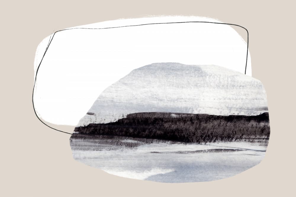 Serene Reflections by uplusmestudio — canvas wall art