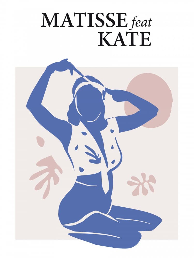 Matisse Feat Kate by Dikhotomy — canvas wall art