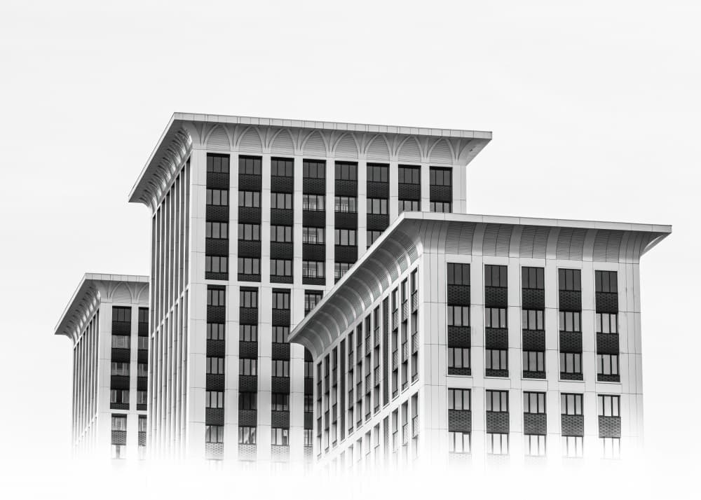 Minimalist Urban Architecture by Andrey Kotov — canvas wall art