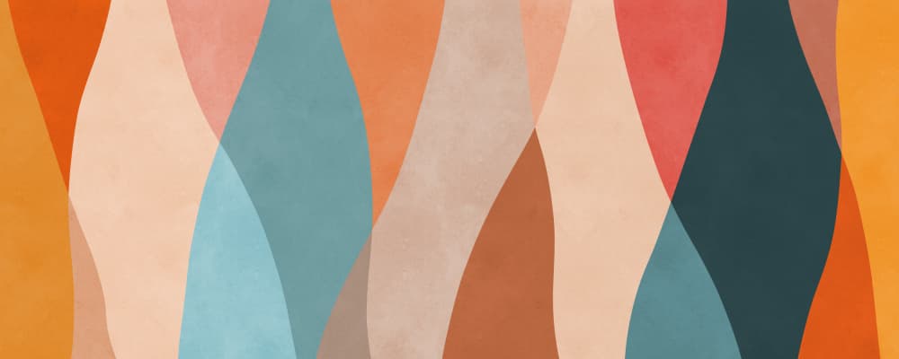 Colors in harmony 7 by Vitor Costa — canvas wall art