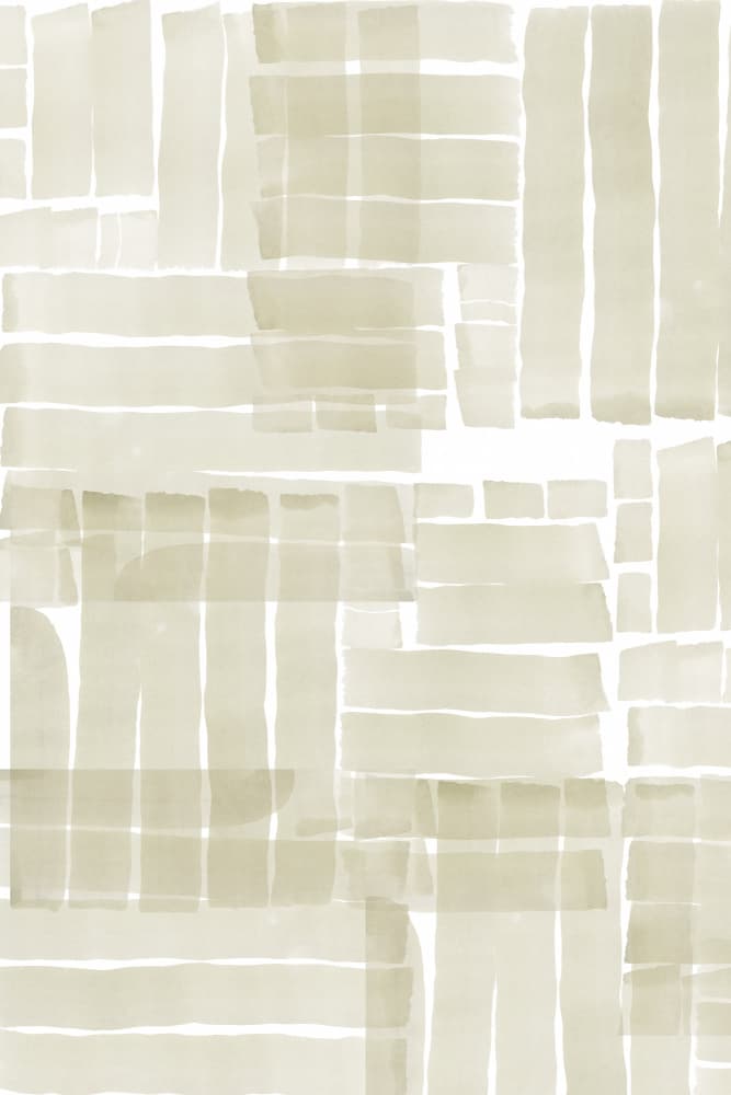 Neutral Layered Shapes by cartissi — canvas wall art
