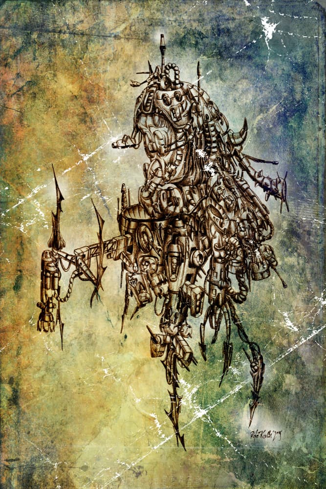 Mechanical Monster by Rafal Kulik — canvas wall art