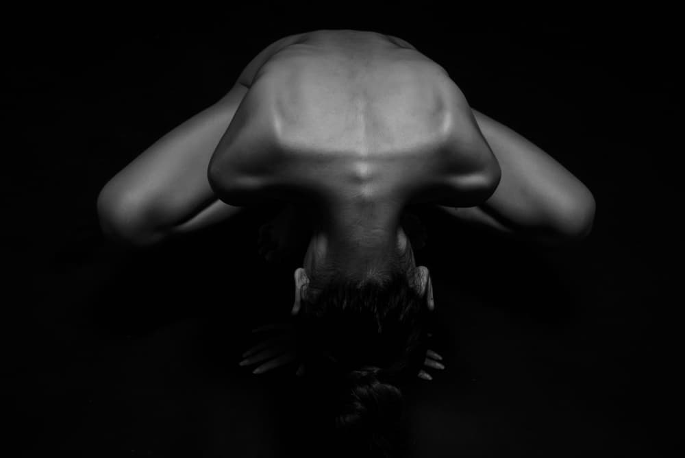 Contemplative Nude Study by Tran Van Truong — canvas wall art