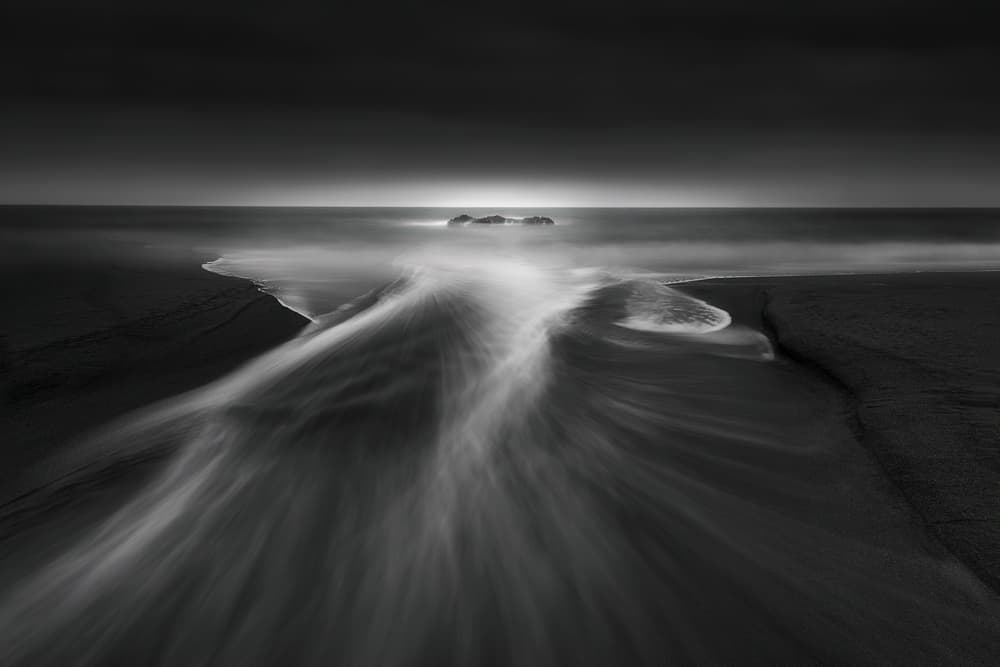 Ethereal Ocean Flow by Aidong Ning — canvas wall art