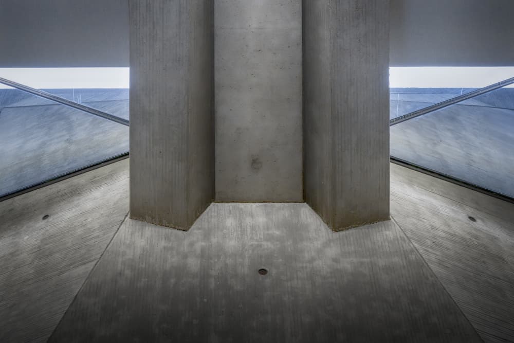 Modern Concrete Geometry by Greetje van Son — canvas wall art