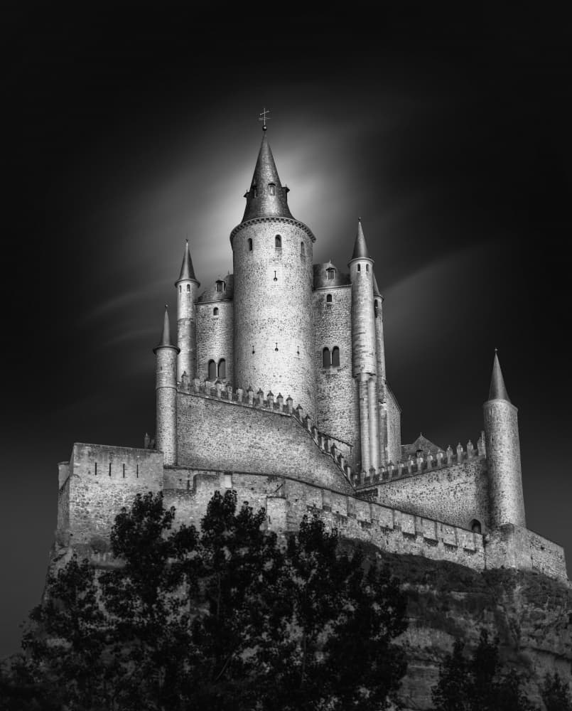 Dramatic Gothic Castle by Antoni Figueras — canvas wall art