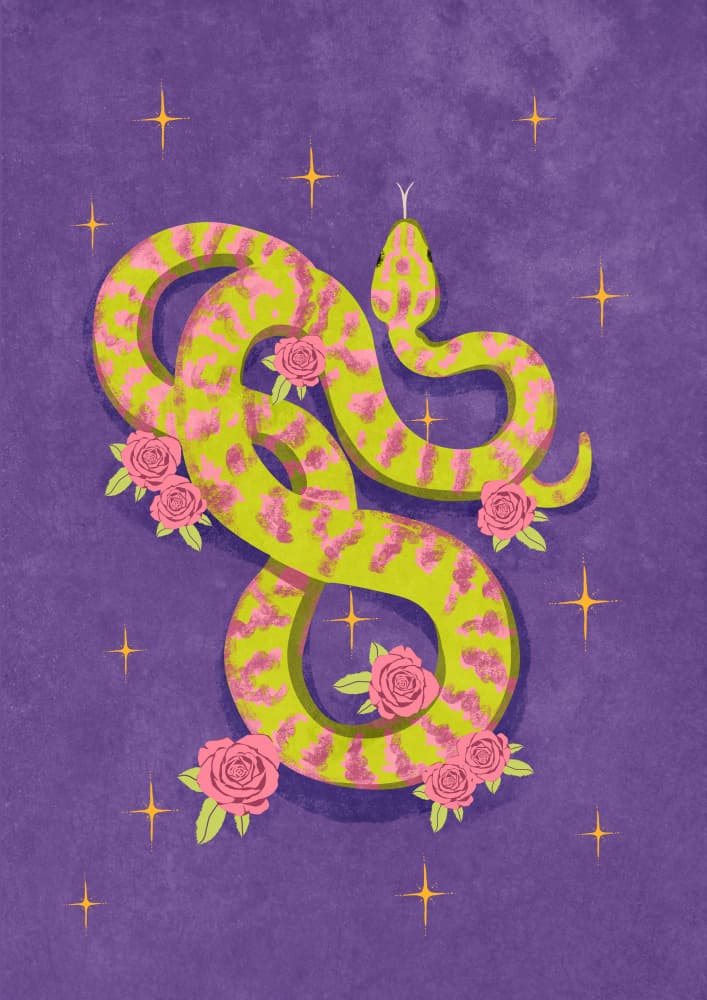 Snake by Raissa Oltmanns — canvas wall art