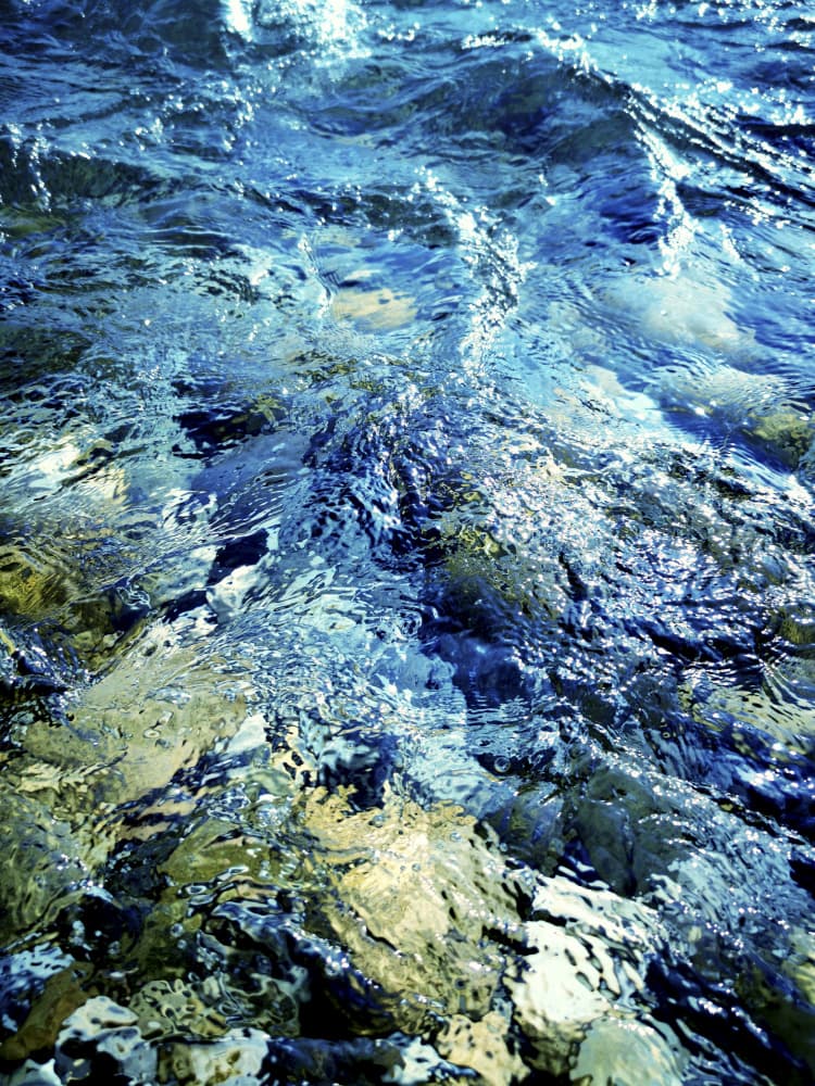 Vibrant Flowing Water by Angelo Cerantola — canvas wall art