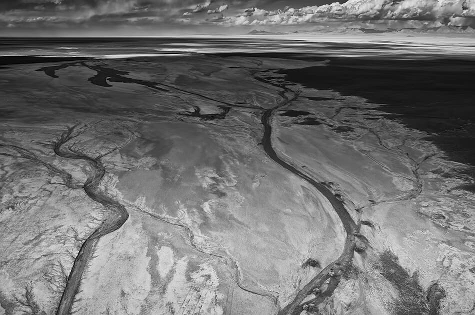 Winding Desert River by Arash Karimi — canvas wall art