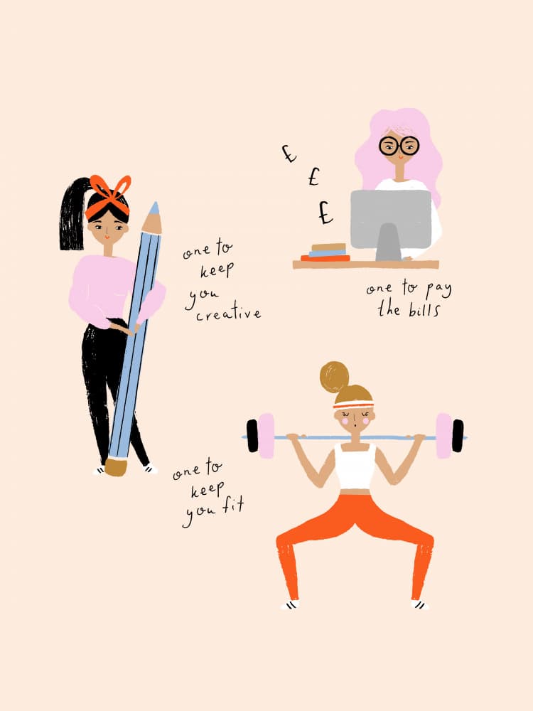 Woman's Creative Life Balance by Aislinn Simmonds — canvas wall art