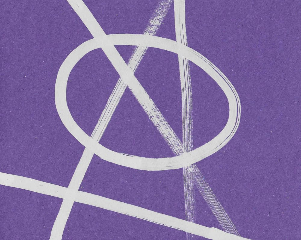 Purple Abstract Geometry by Santhosh ch — canvas wall art