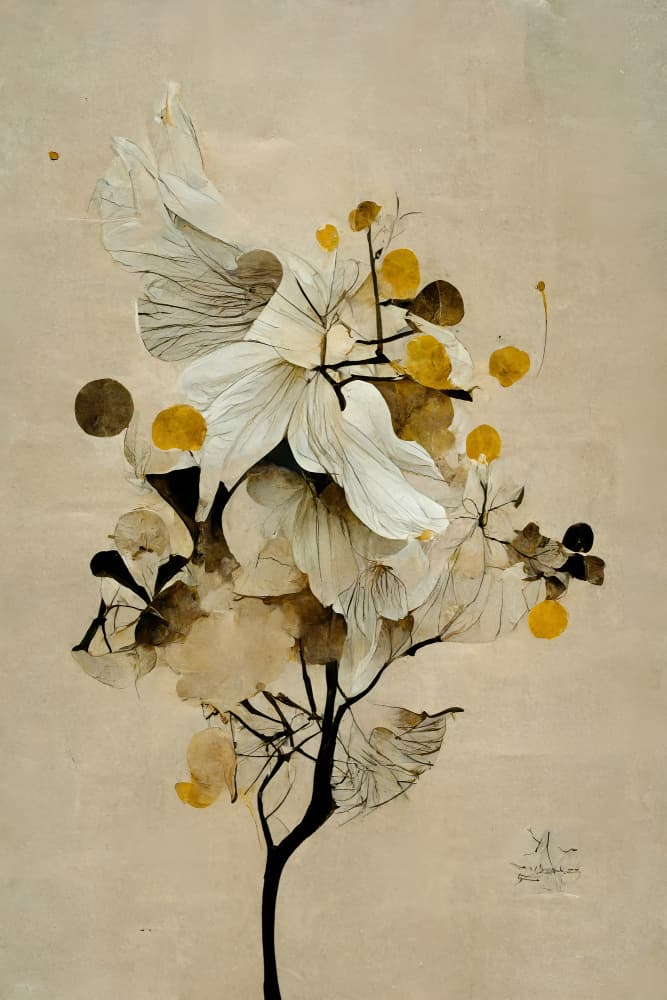 Whimsical Blooms by Treechild — canvas wall art