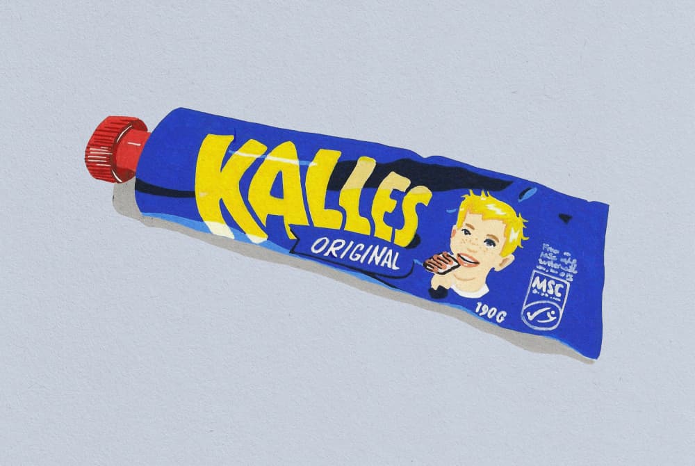 Classic Swedish Spread Tube by Studio Mandariini — canvas wall art