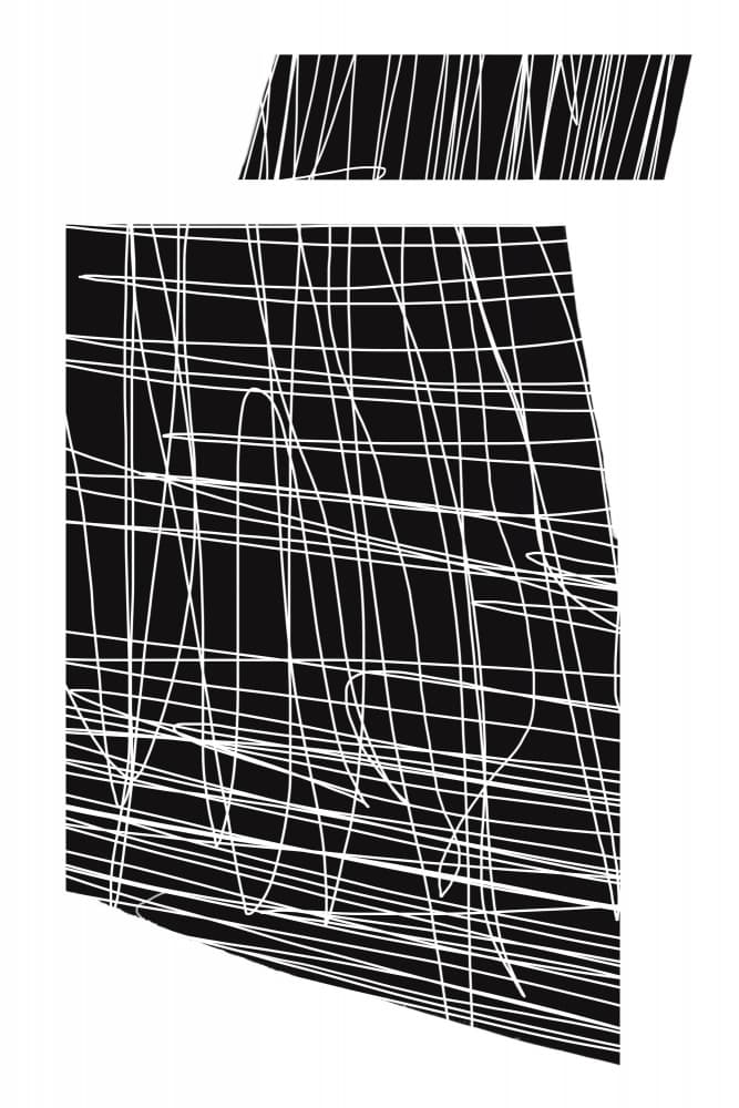 Chaotic Lines Dance by uplusmestudio — canvas wall art