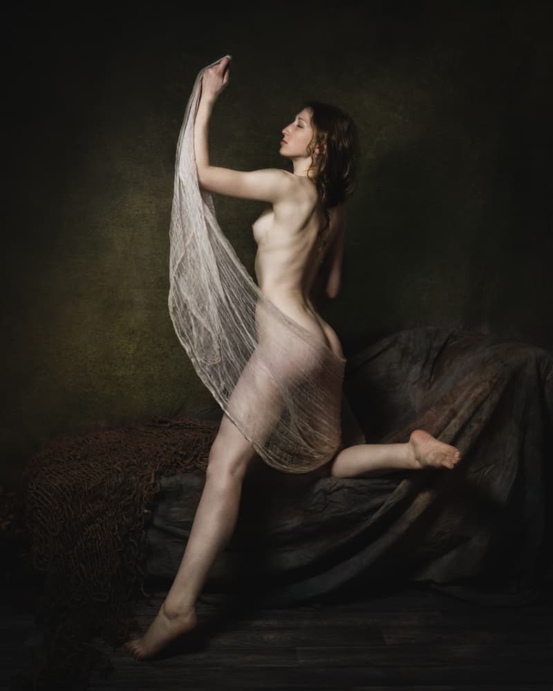 Graceful Sheer Movement by Christian Kurz — canvas wall art