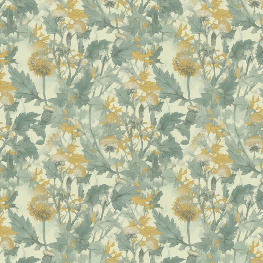 Wildflower Meadow Pattern by Justyna Jaszke — canvas wall art