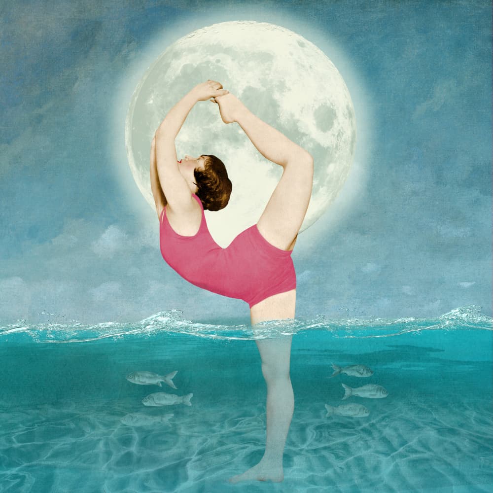 The Zen Sea Tranquility by Marja van den Hurk — canvas wall art