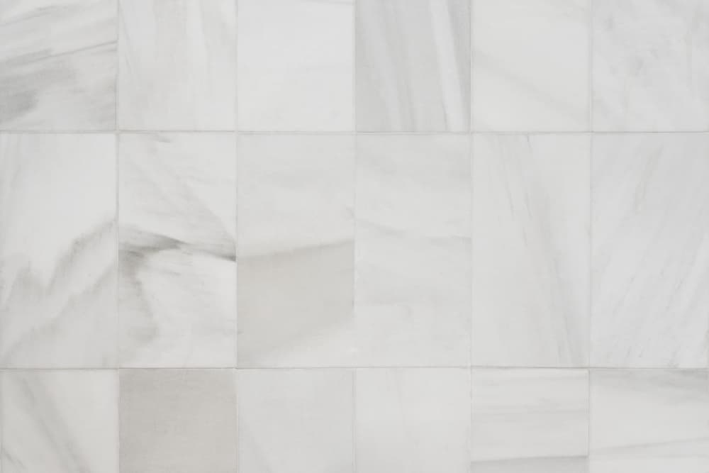 White Marble Tiles by Pictufy Studio III — canvas wall art