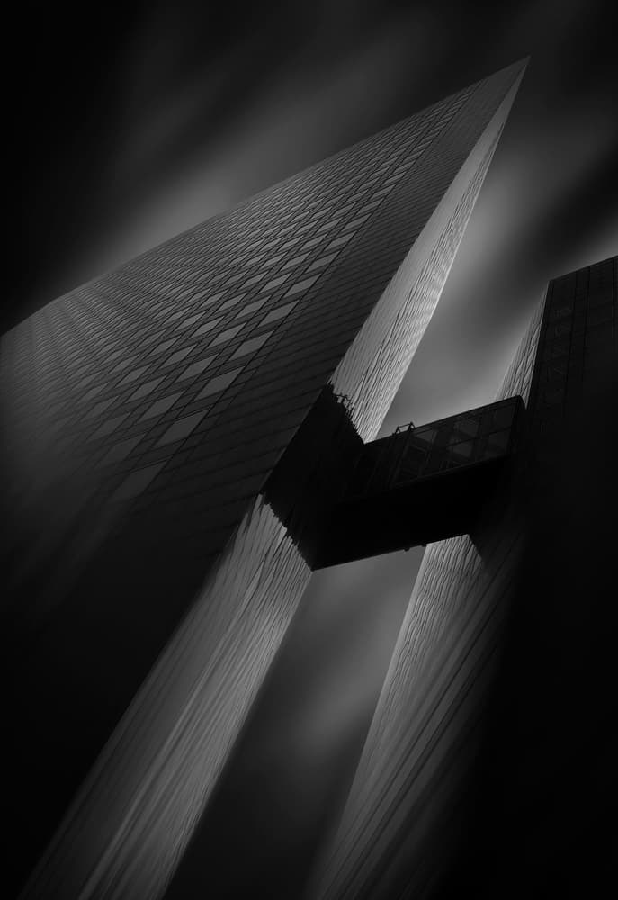 Dramatic Urban Lines by Sebastien DEL GROSSO — canvas wall art