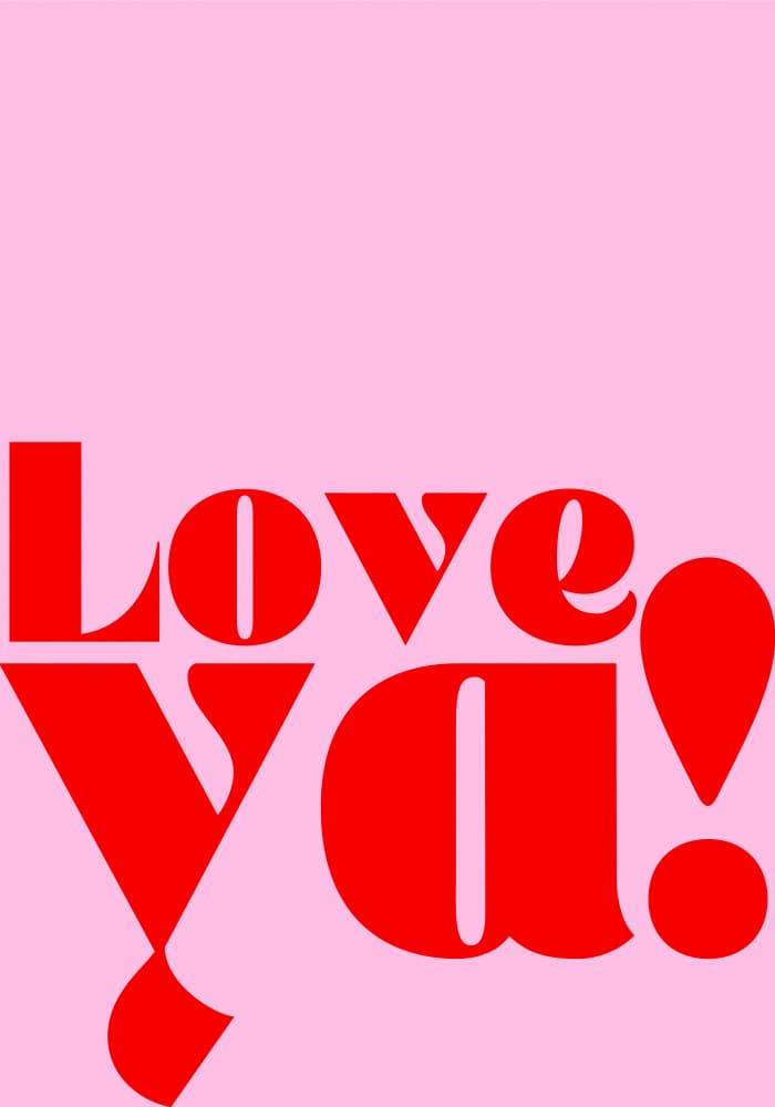Boldly Loving You by Athene Fritsch — canvas wall art