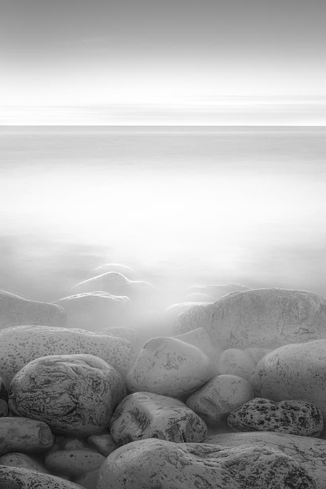 Misty Rocky Coast by Paulo Abrantes — canvas wall art