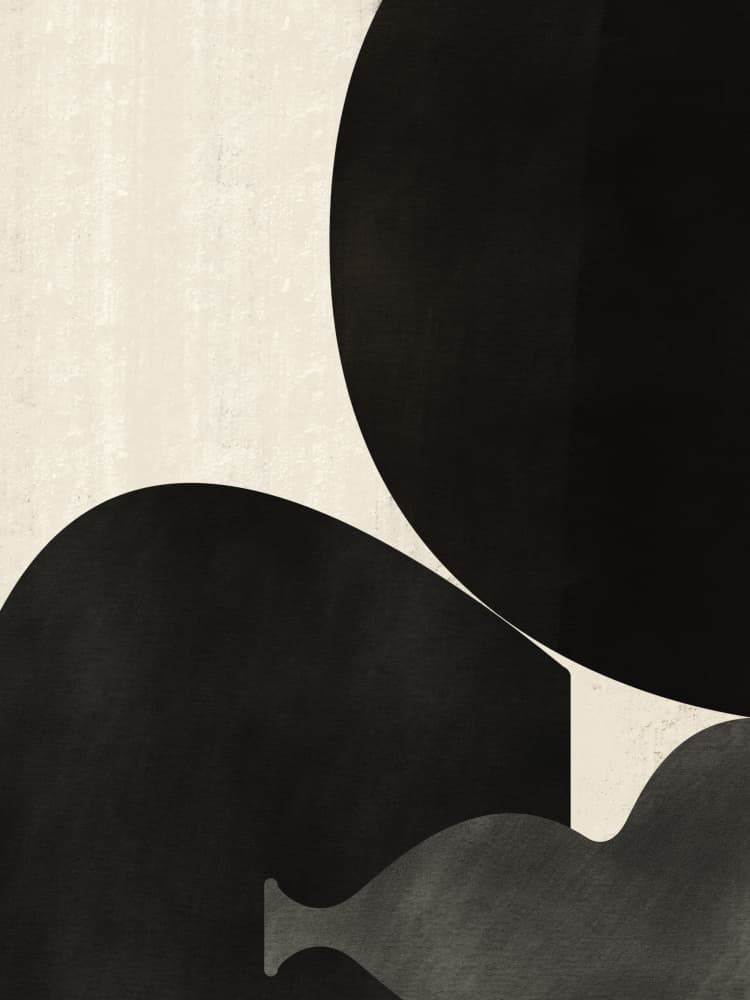 Organic Shapes Still Life by Little Dean — canvas wall art