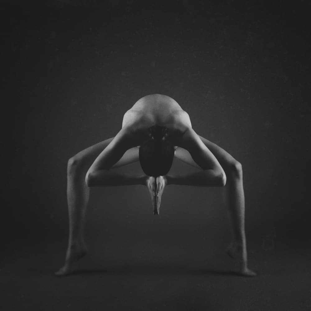 Meditative Yoga Pose by Patrick Odorizzi — canvas wall art