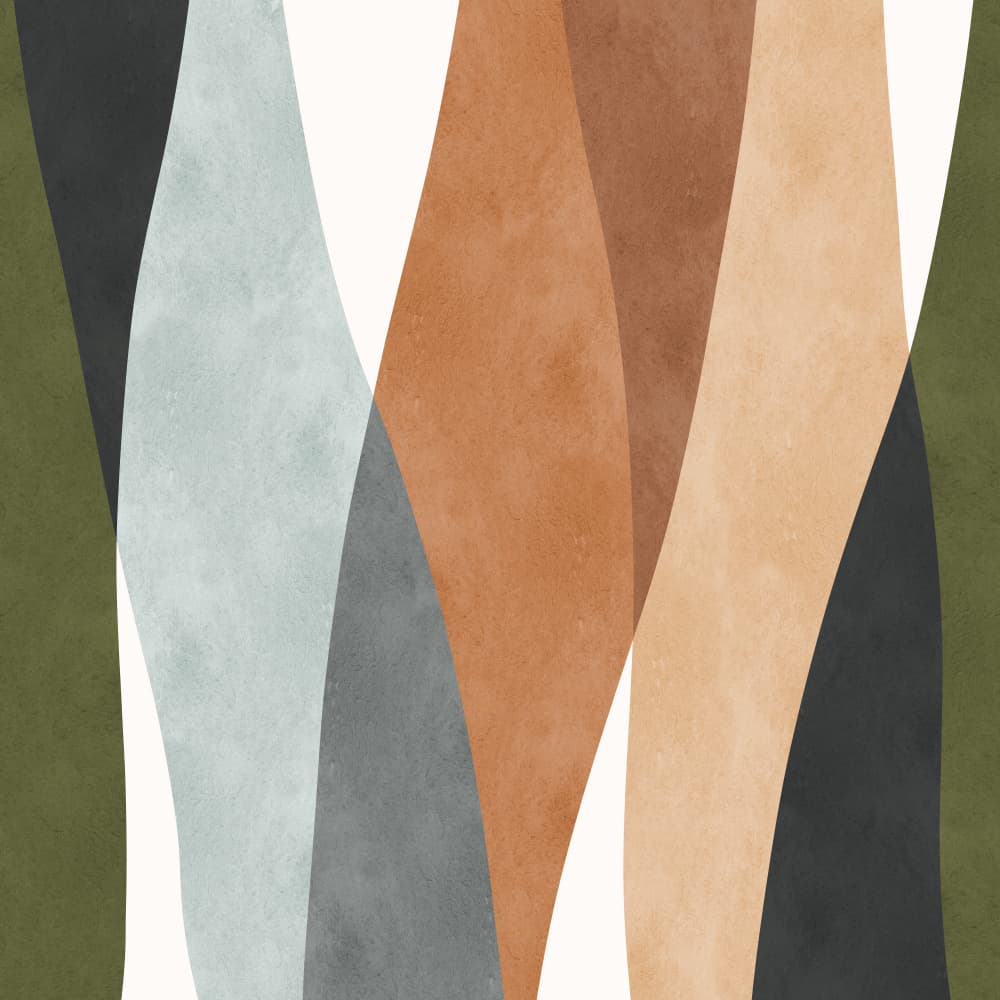 Earthy Organic Flow by Vitor Costa — canvas wall art