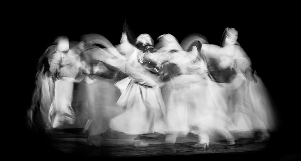 Whirling Ethereal Dancers by Nader El Assy — canvas wall art
