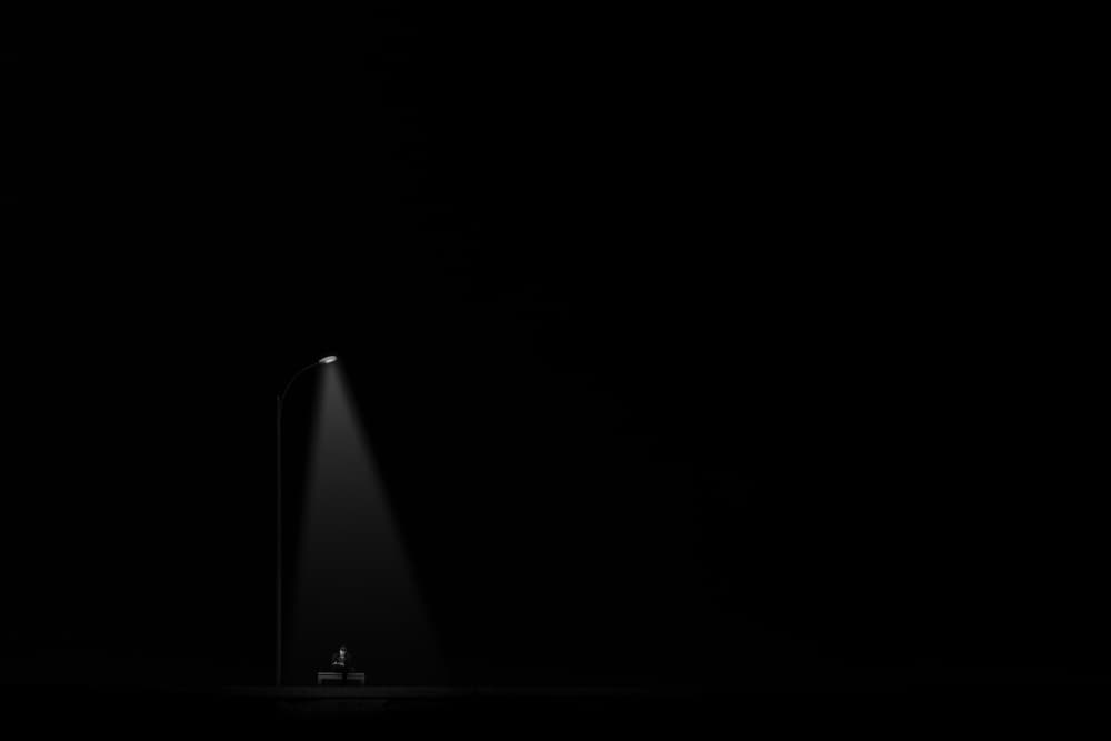 Solitary Night Light by alizolghadri93 — canvas wall art