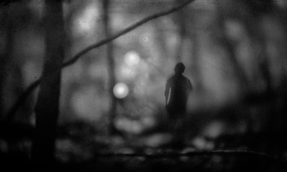 Mysterious Forest Figure by Teruhiko Tsuchida — canvas wall art